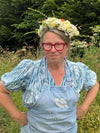 Flower crowns can be for all kinds of occasions so join florist Georgie Newbery of Common Farm Flowers as she shows you how to create a flower crown with fresh flowers from her garden.Georgie’s flower crowns are fully biodegradable, relatively quick to make and fun to wear.